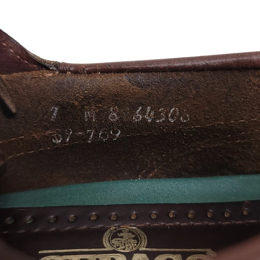 Sebago Docksides Boat Deck Shoes Mens‎ 7 M Brown Leather USA